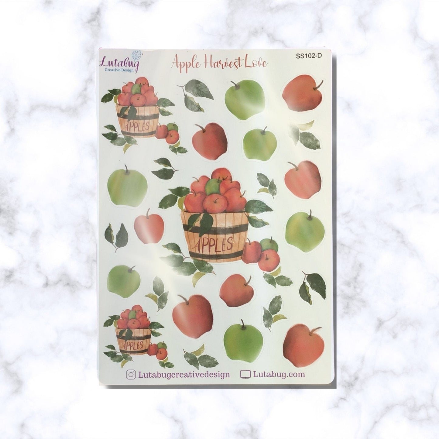 Apple Harvest Deco Sticker Sheet