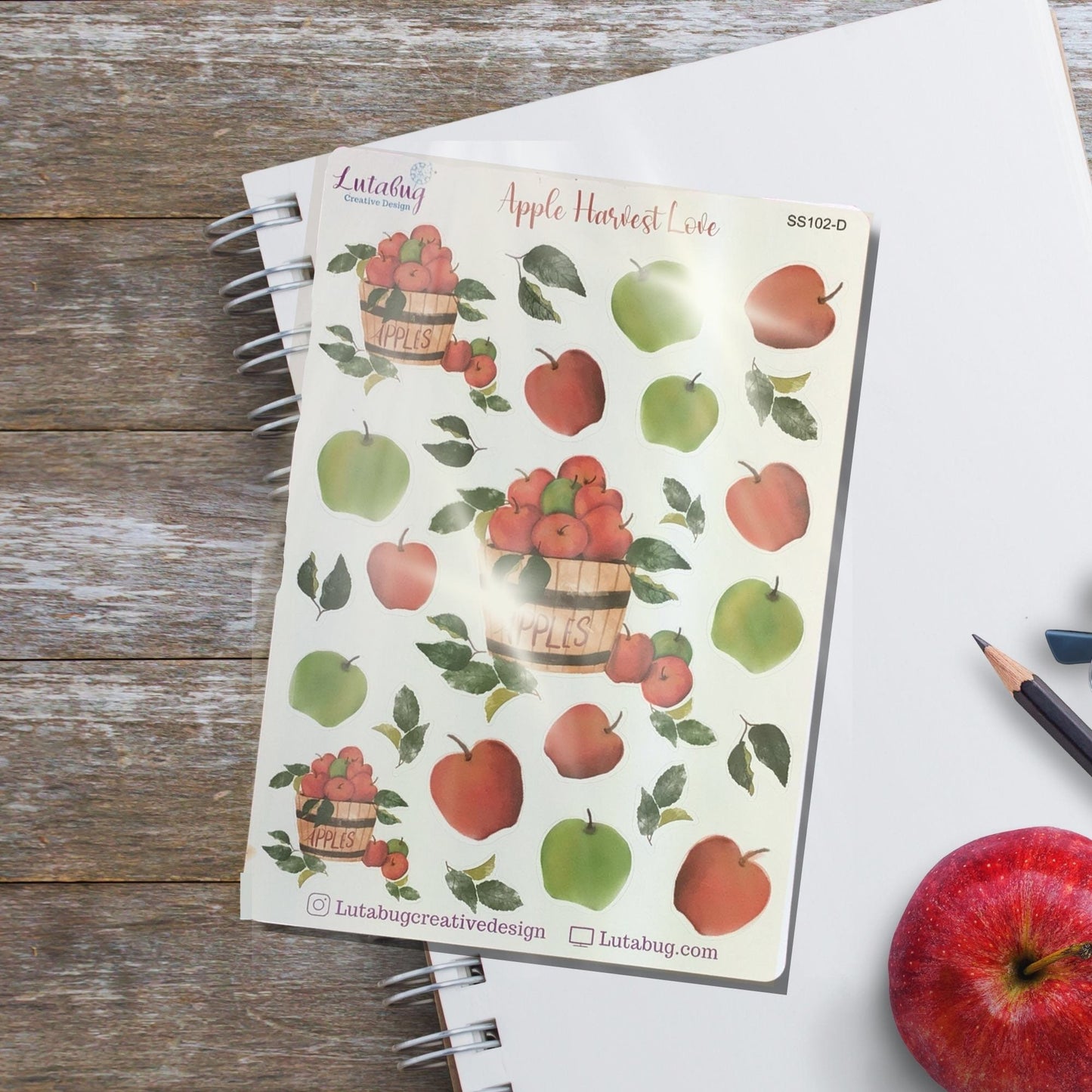 Apple Harvest Deco Sticker Sheet
